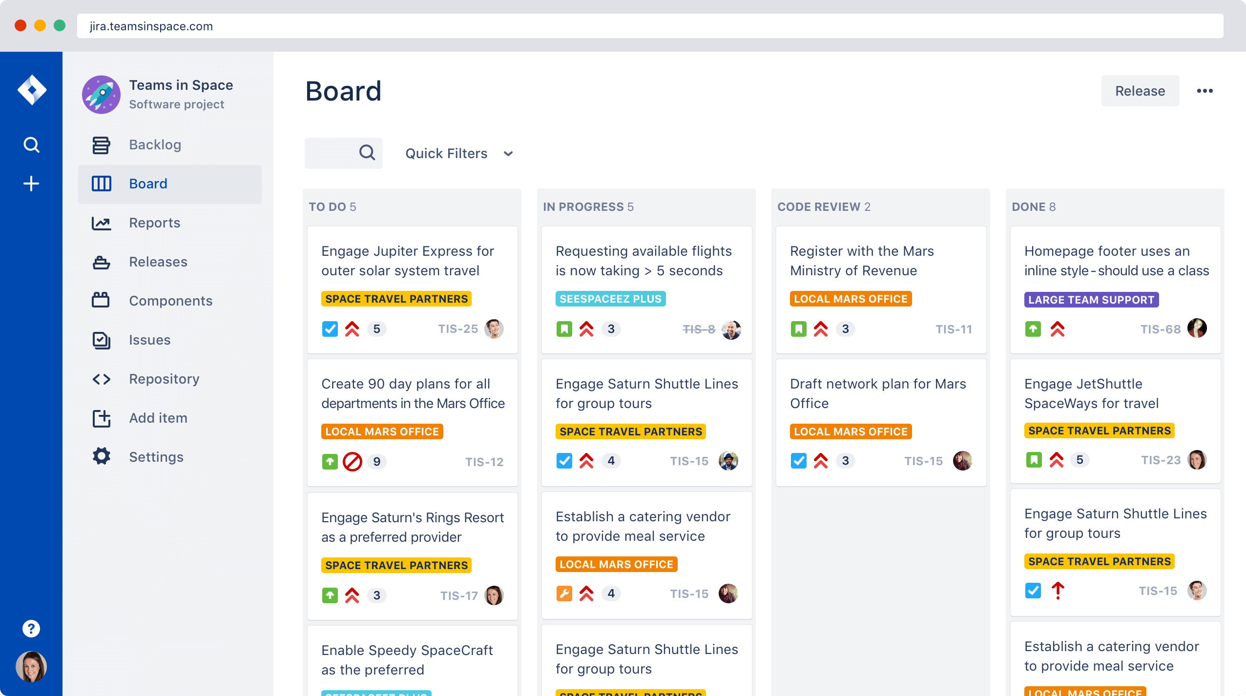 JIRA software