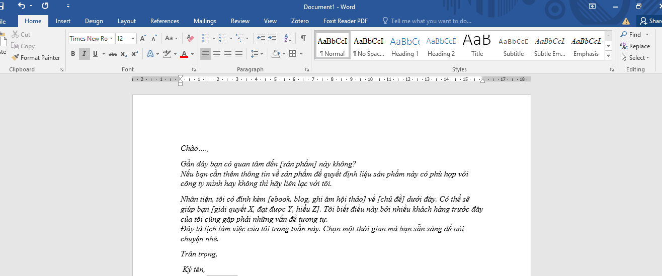 tạo email với outlook