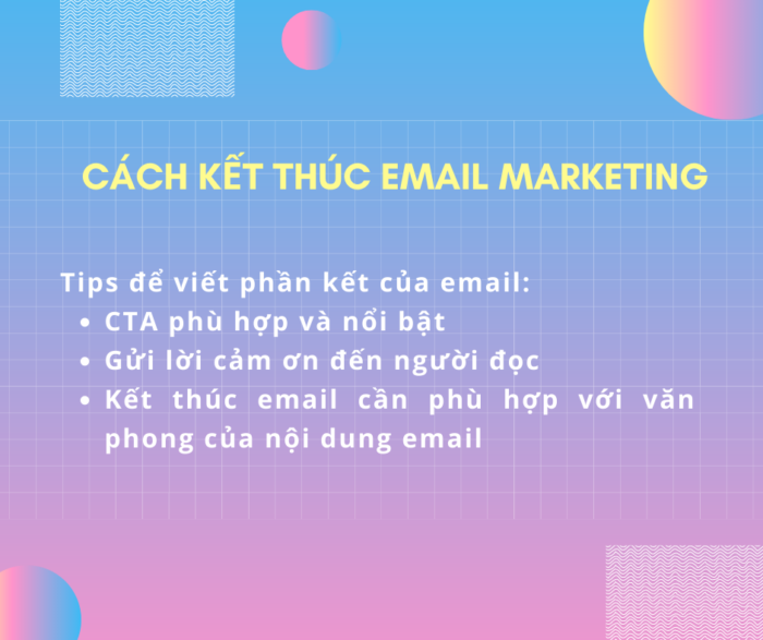 Cách viết kết thúc Email Marketing Cách viết kết thúc Email Marketing