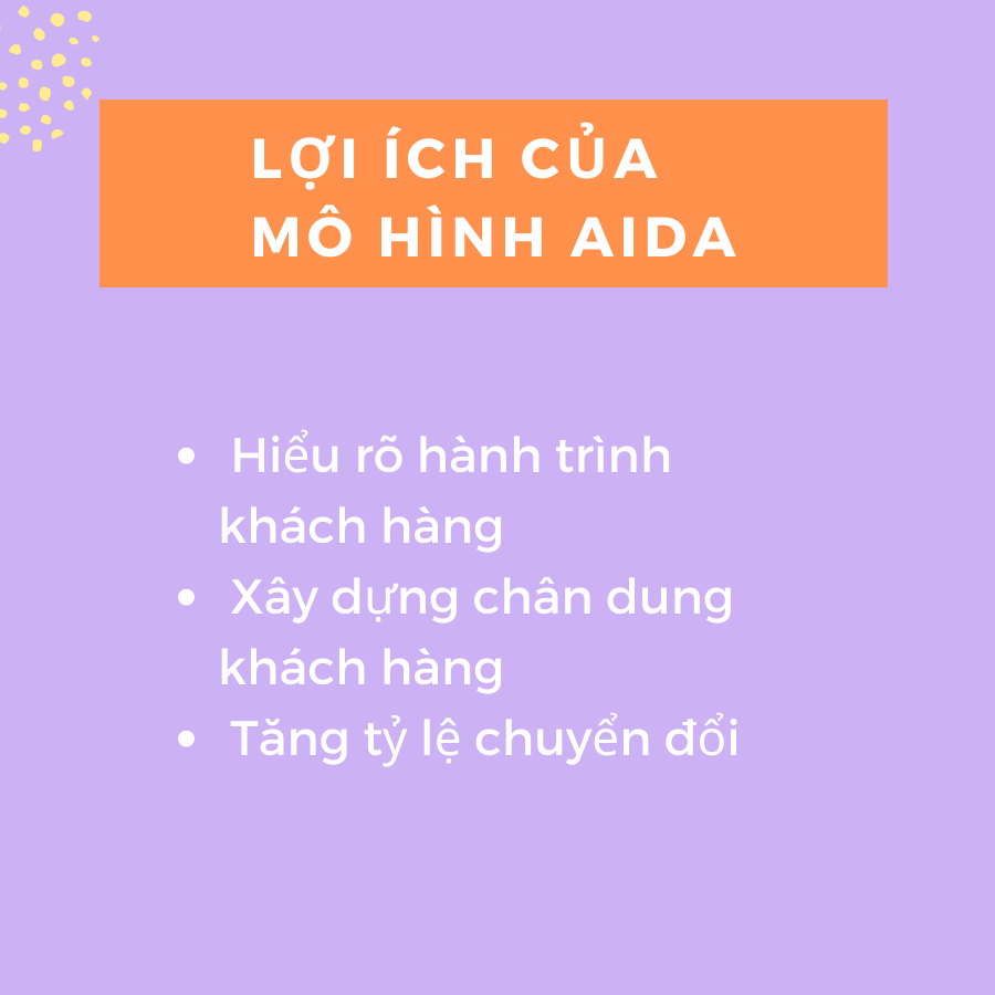 Lợi ích của mô hình AIDA