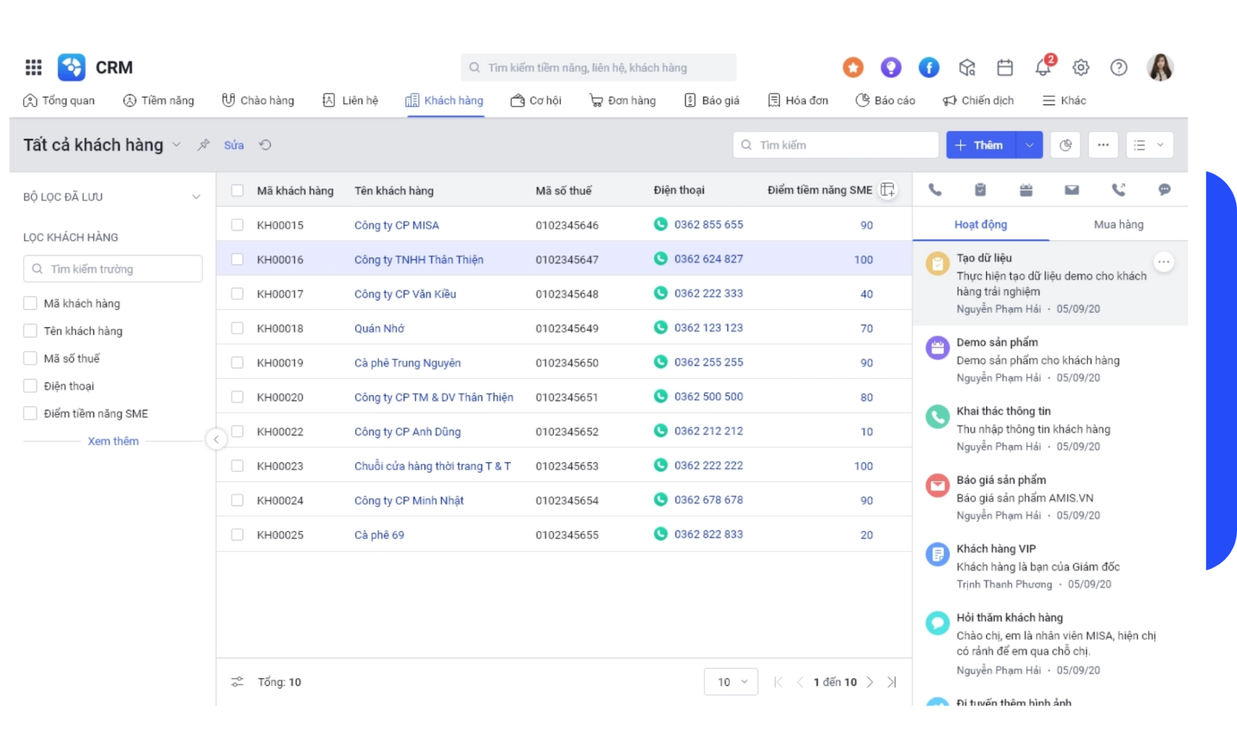Nghiên cứu thị trường - MISA AMIS CRM