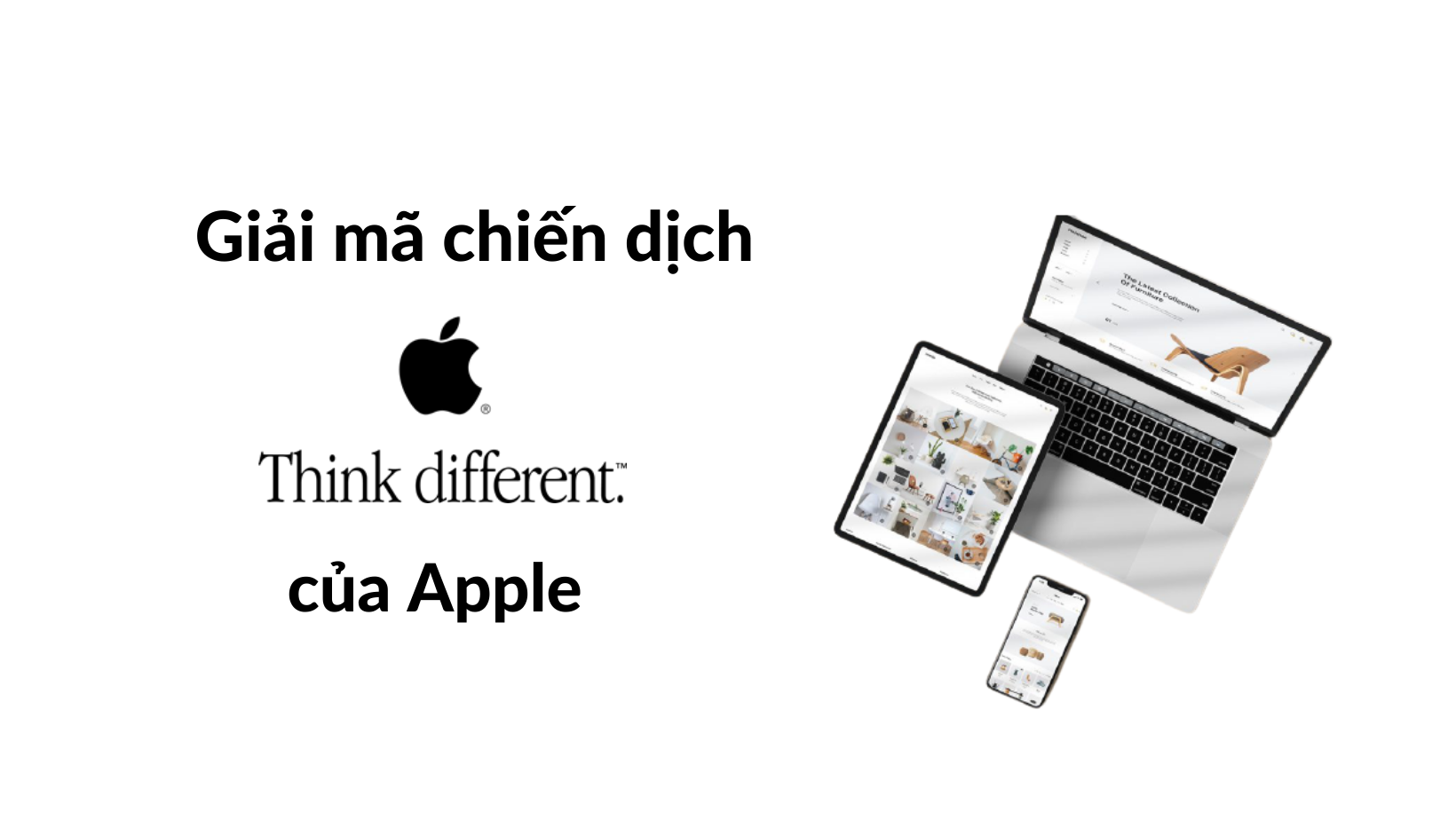 chiến lược think different của apple