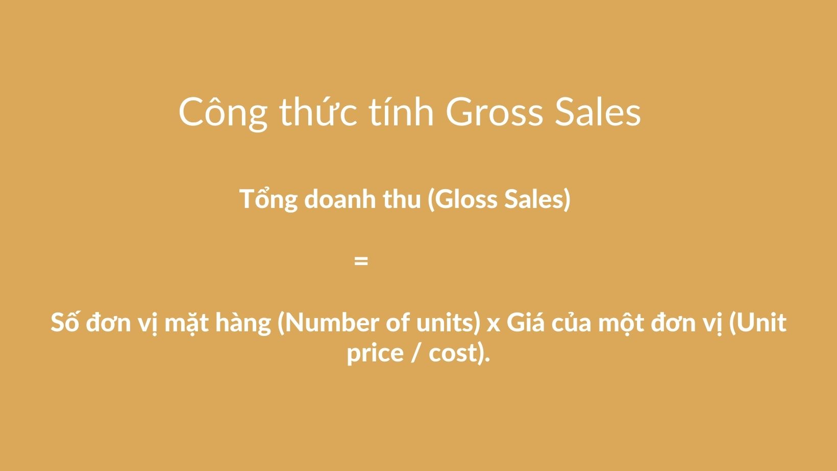 công thức tính