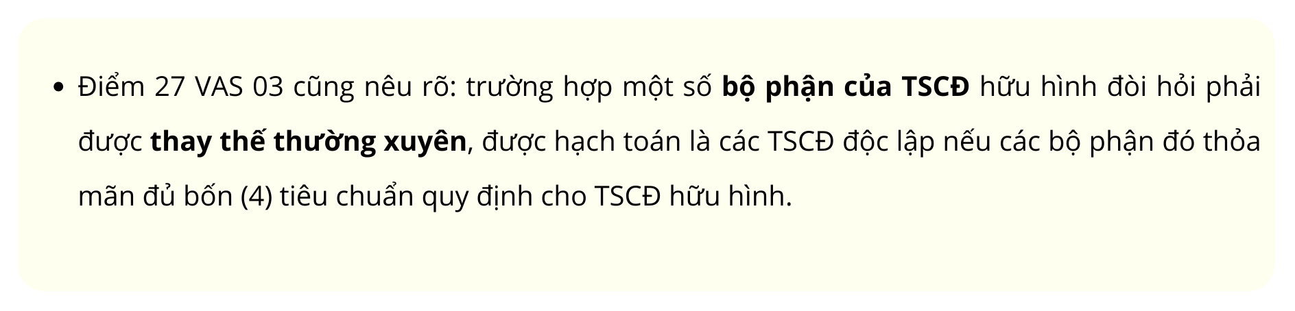hình 3 bộ phận tscđ cần thay thế