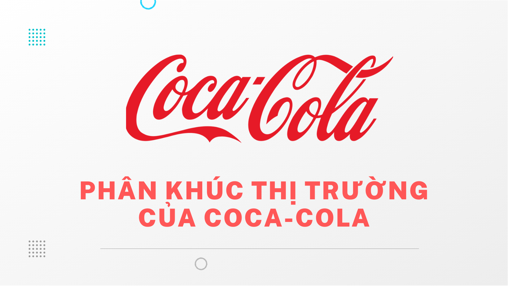 phân khúc thị trường của coca cola
