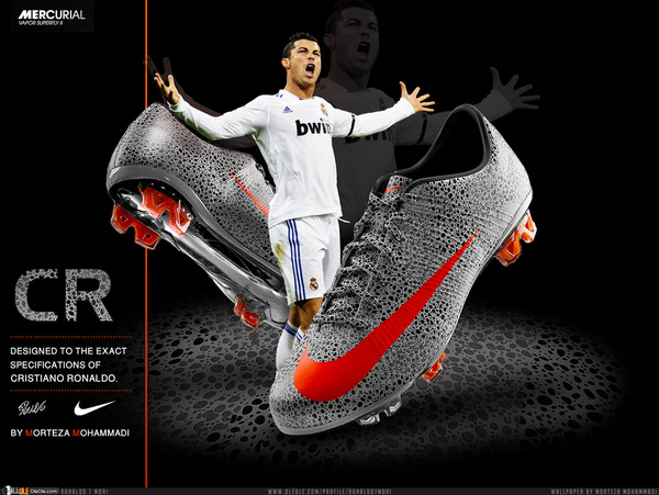 Cristiano Ronaldo - đại sứ thương hiệu của Nike cho dòng Mercurial