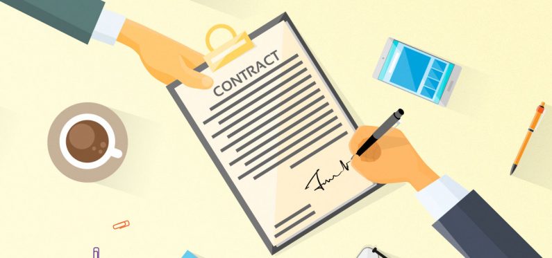 Hợp đồng mua bán tài sản là sự thỏa thuận giữa bên bán và bên mua.