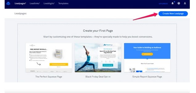 Tạo landing page wordpress bằng Leadpages
