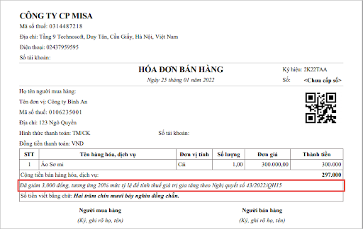 hóa đơn bán hàng