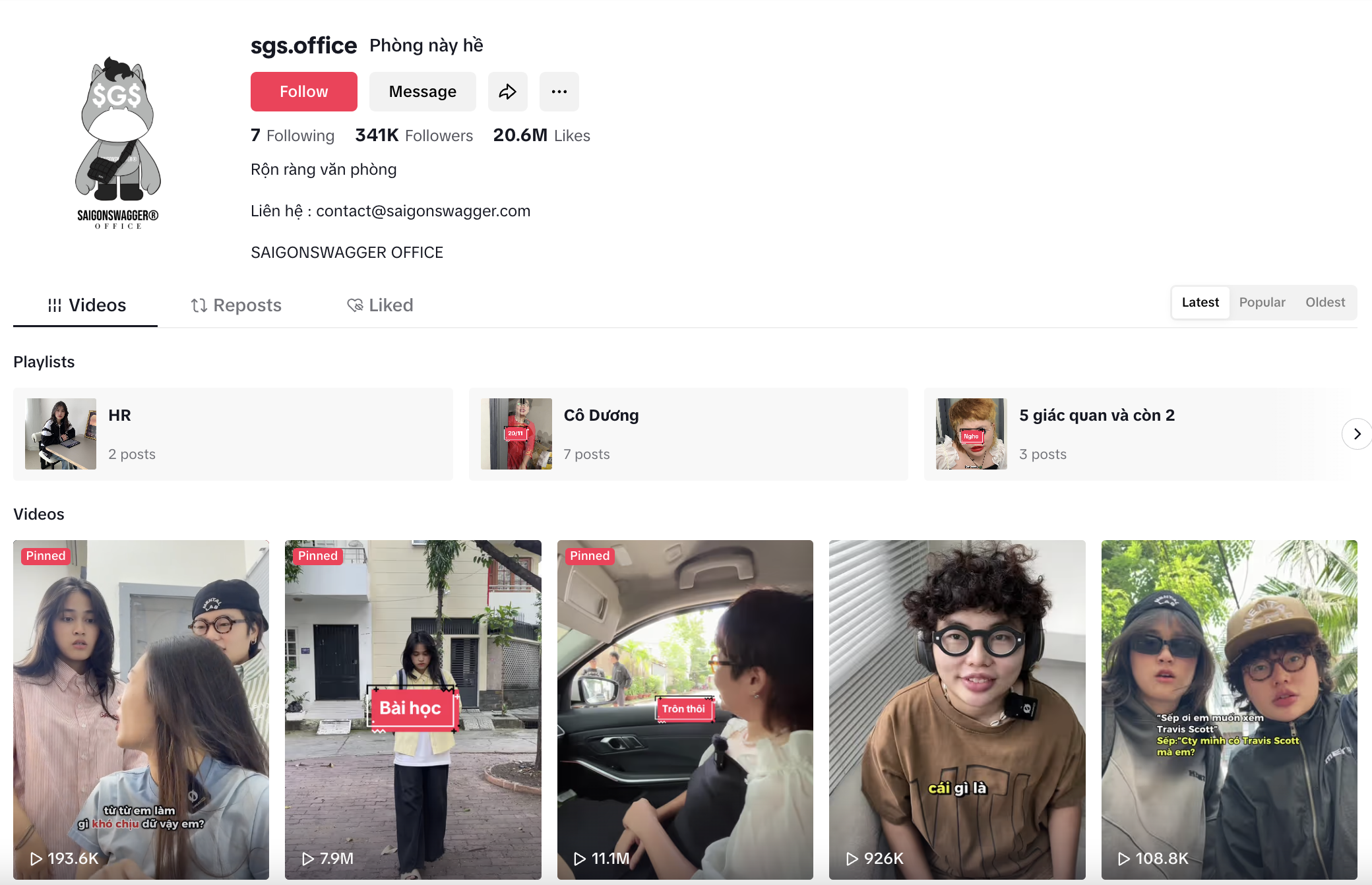 Cách triển khai marketing 0 đồng trên kênh Tiktok của Saigon Swagger