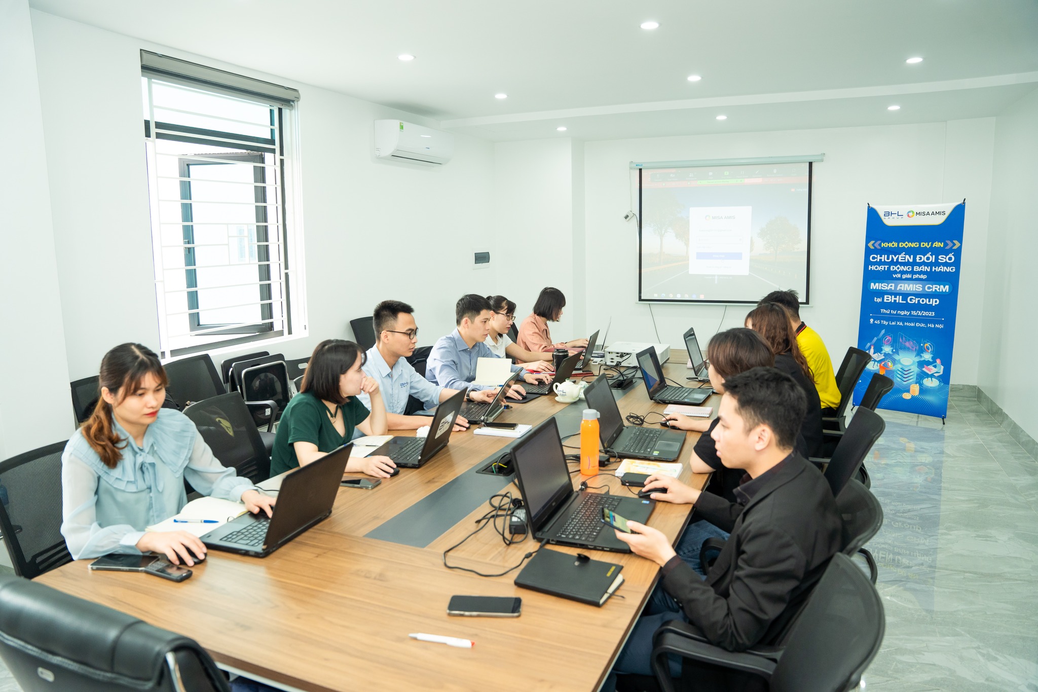 MISA tổ chức buổi triển khai phần mềm AMIS CRM tại BHL GROUP