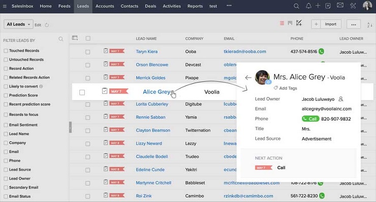 Zoho CRM
