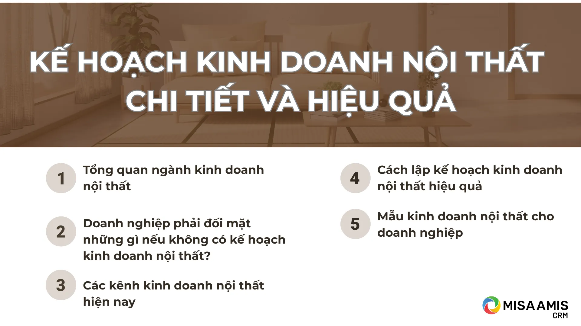 Kế hoạch kinh doanh nội thất chi tiết và hiệu quả