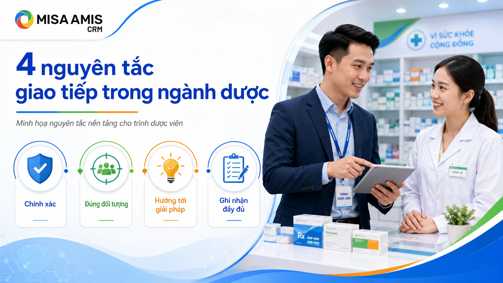 Những nguyên tắc cần nhớ khi giao tiếp trong ngành dược