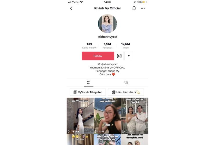 Nguồn: Tiktok @khanhvyccf