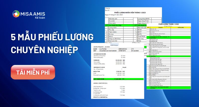 mẫu phiếu lương