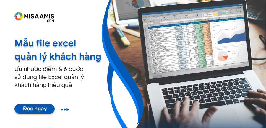 File quản lý khách hàng bằng Excel