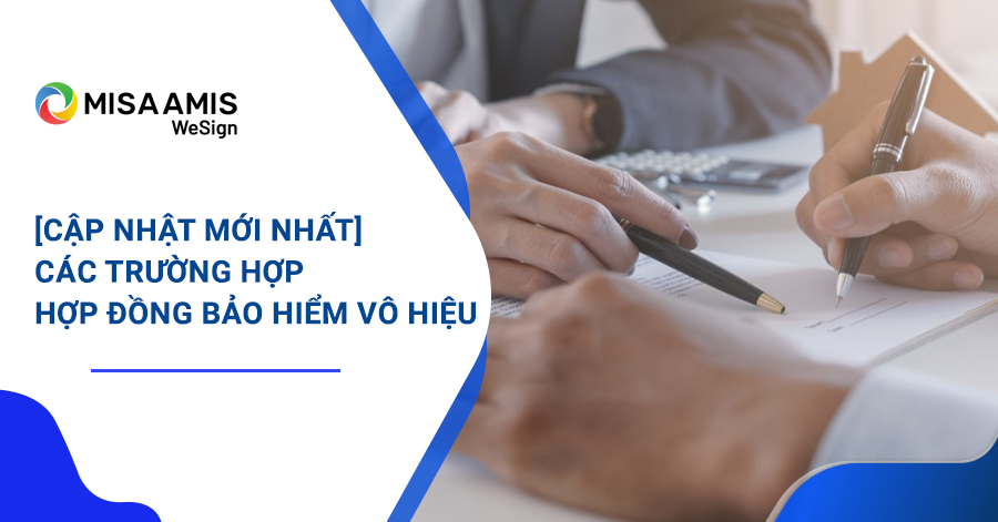 hợp đồng bảo hiểm vô hiệu