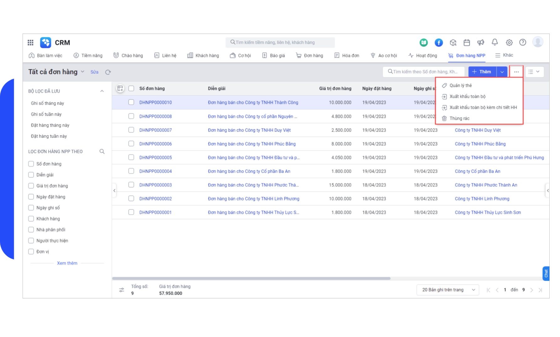 Giải pháp CRM