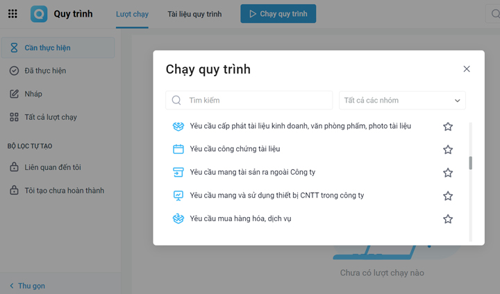 quy trình mua hàng trên misa amis quy trình