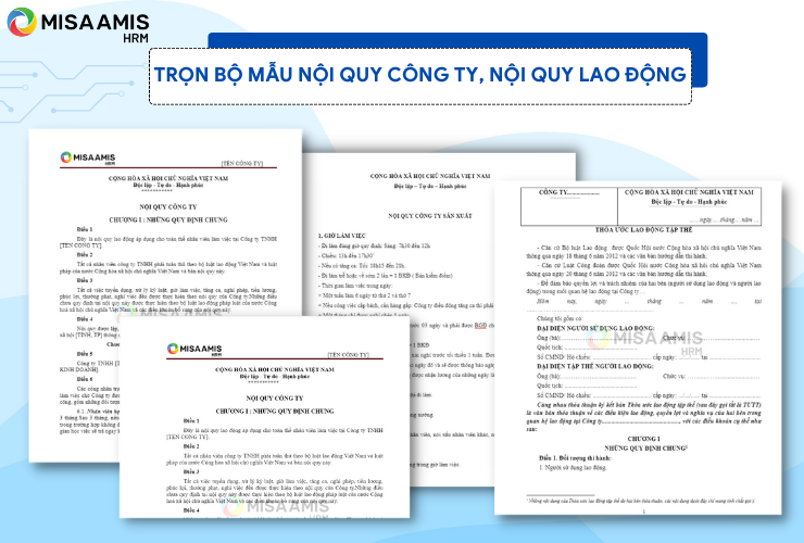 Trọn bộ 11 mẫu nội quy công ty, nội quy lao động dành riêng cho doanh nghiệp