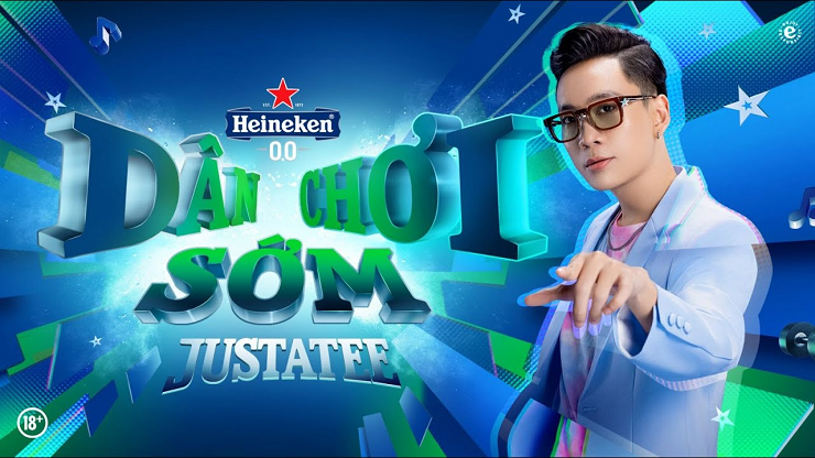 Chiến dịch “Dân chơi sớm” của Heineken sử dụng music marketing để quảng cáo cho dòng sản phẩm mới có nồng độ cồn 0%