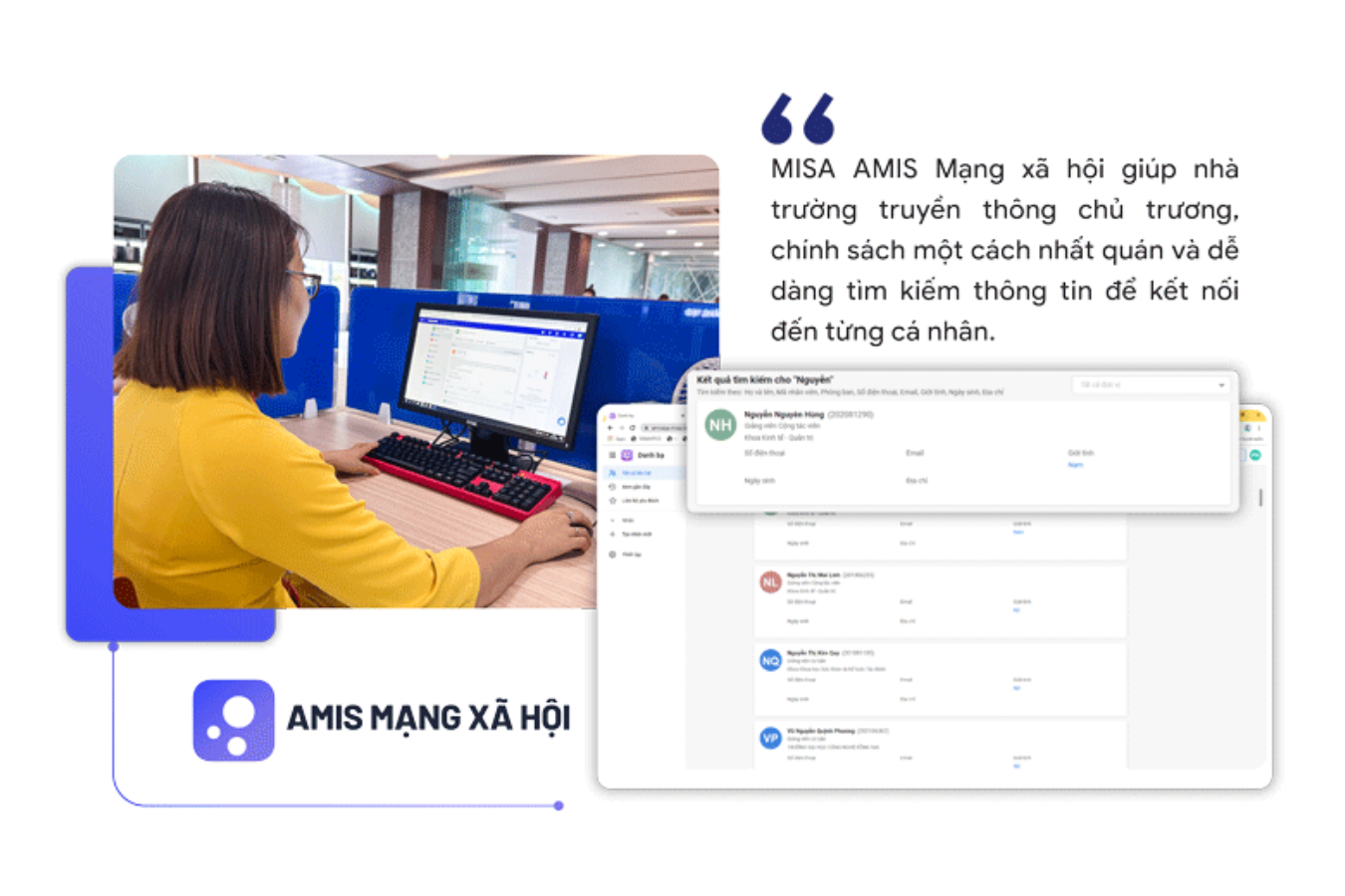 misa amis mạng xã hội