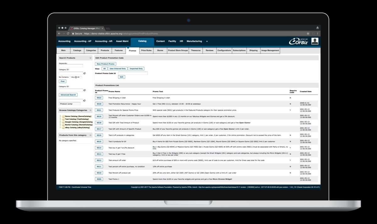 phần mềm erp Apache OFBiz
