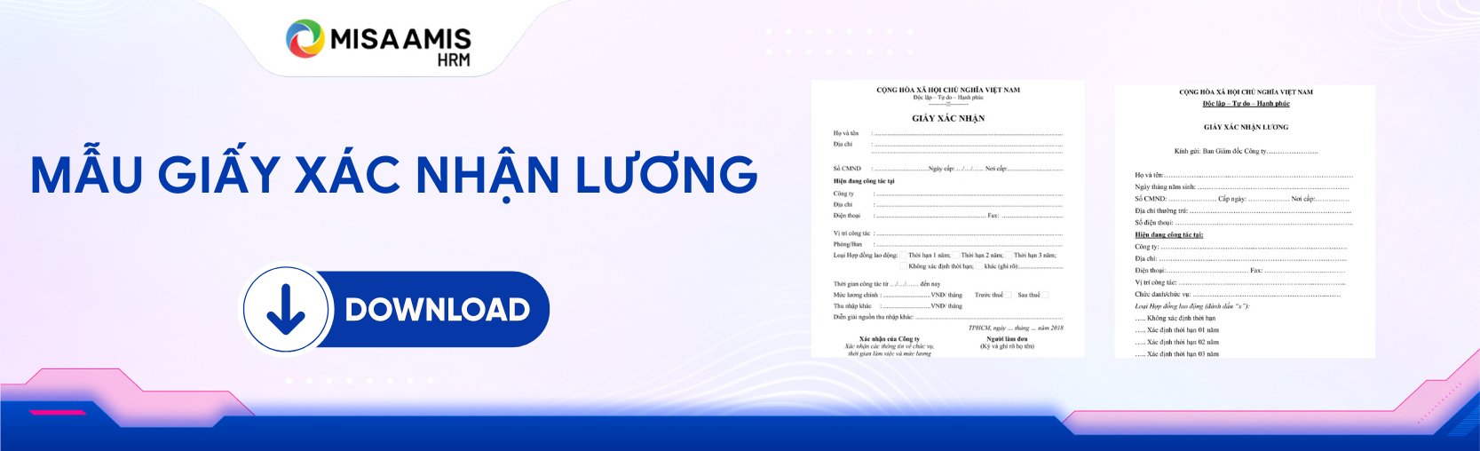 mẫu giấy xác nhận lương