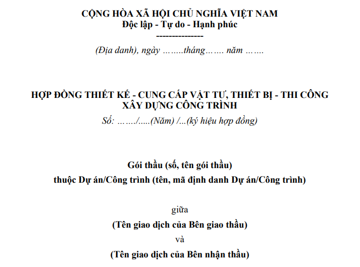 hợp đồng epc