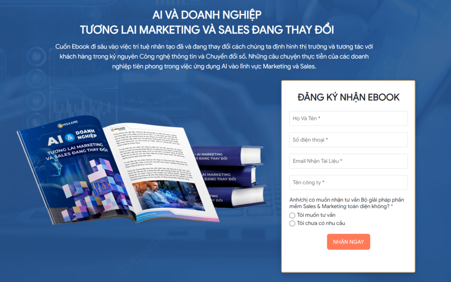cho khách hàng tải ebook miễn phí