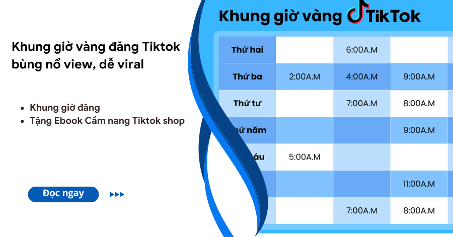 khung giờ vàng đăng tiktok