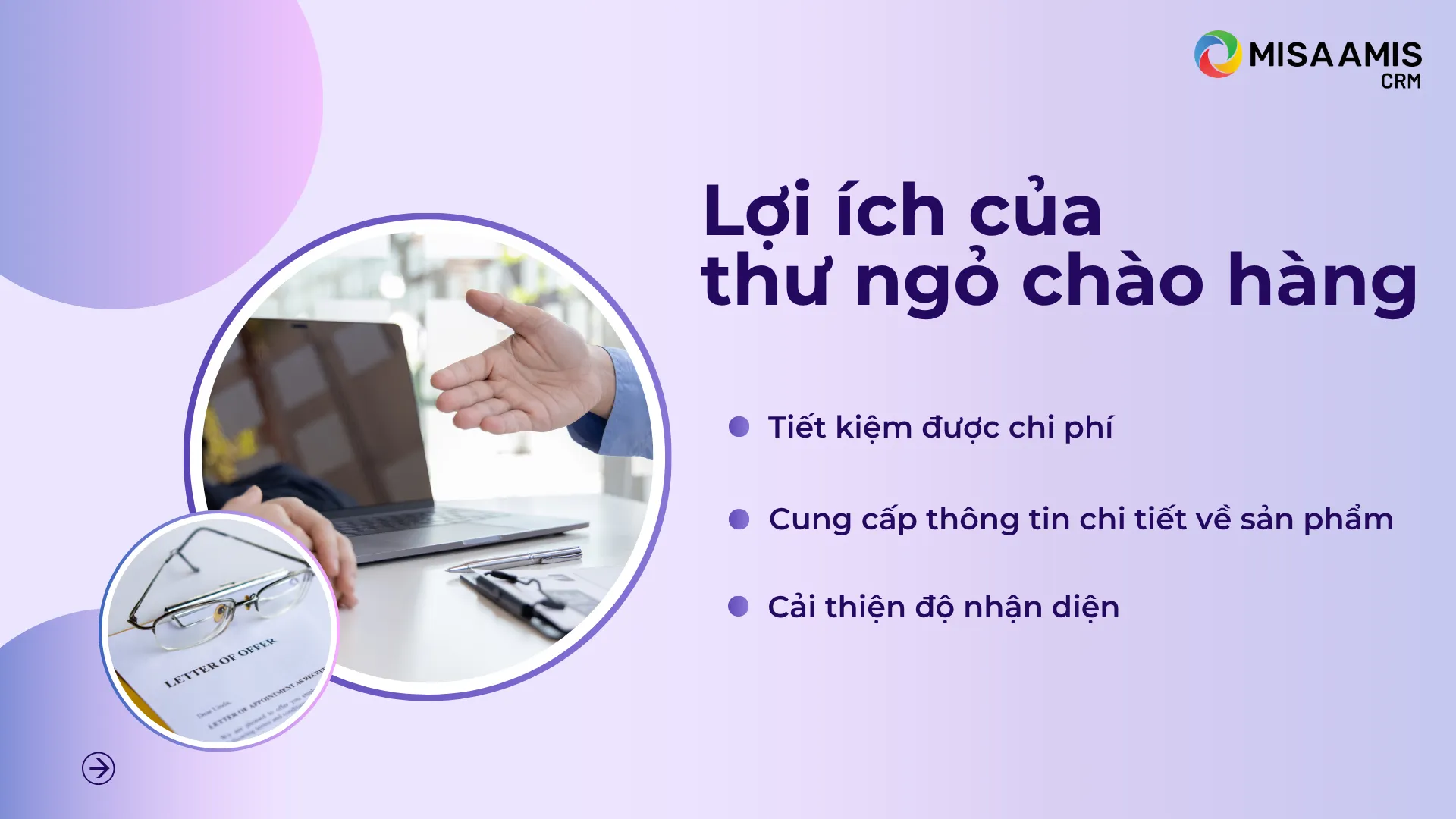 Lợi ích của thư ngỏ chào hàng