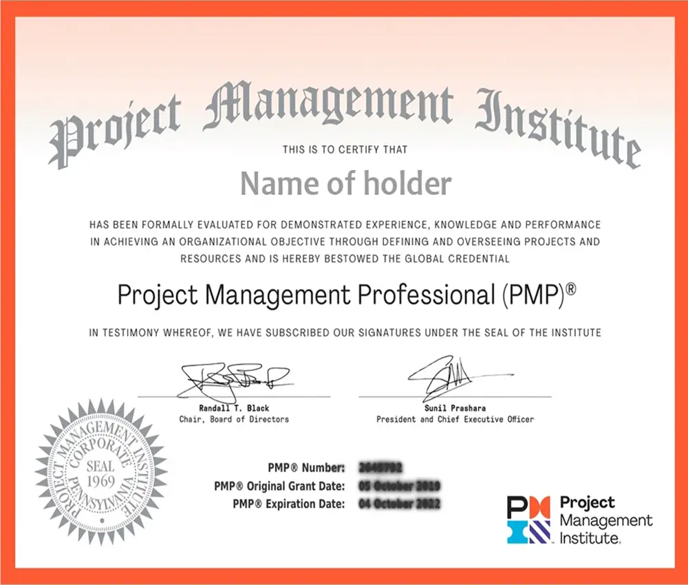 chứng chỉ PMP