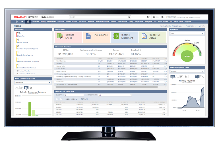 demo giao diện phần mềm oracle