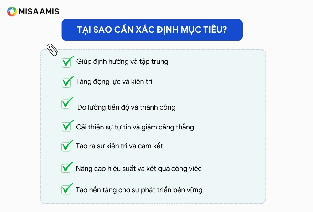 vai trò của mục tiêu là gì