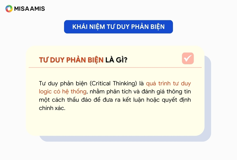 khái niệm tư duy phản biện