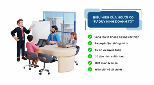 Biểu hiện của người có tư duy kinh doanh tốt