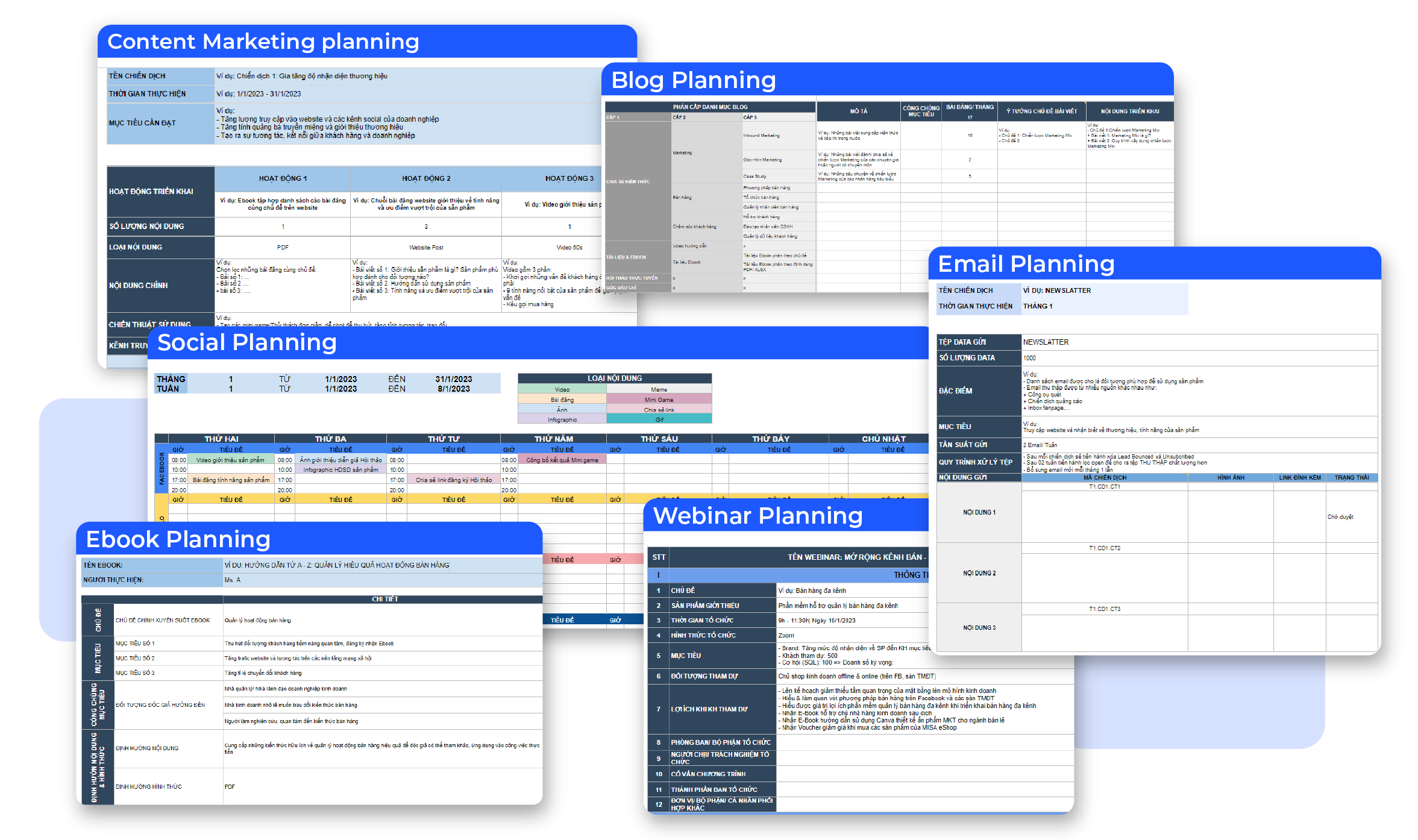 Tổng hợp mẫu Content Plan hiệu quả cho doanh nghiệp