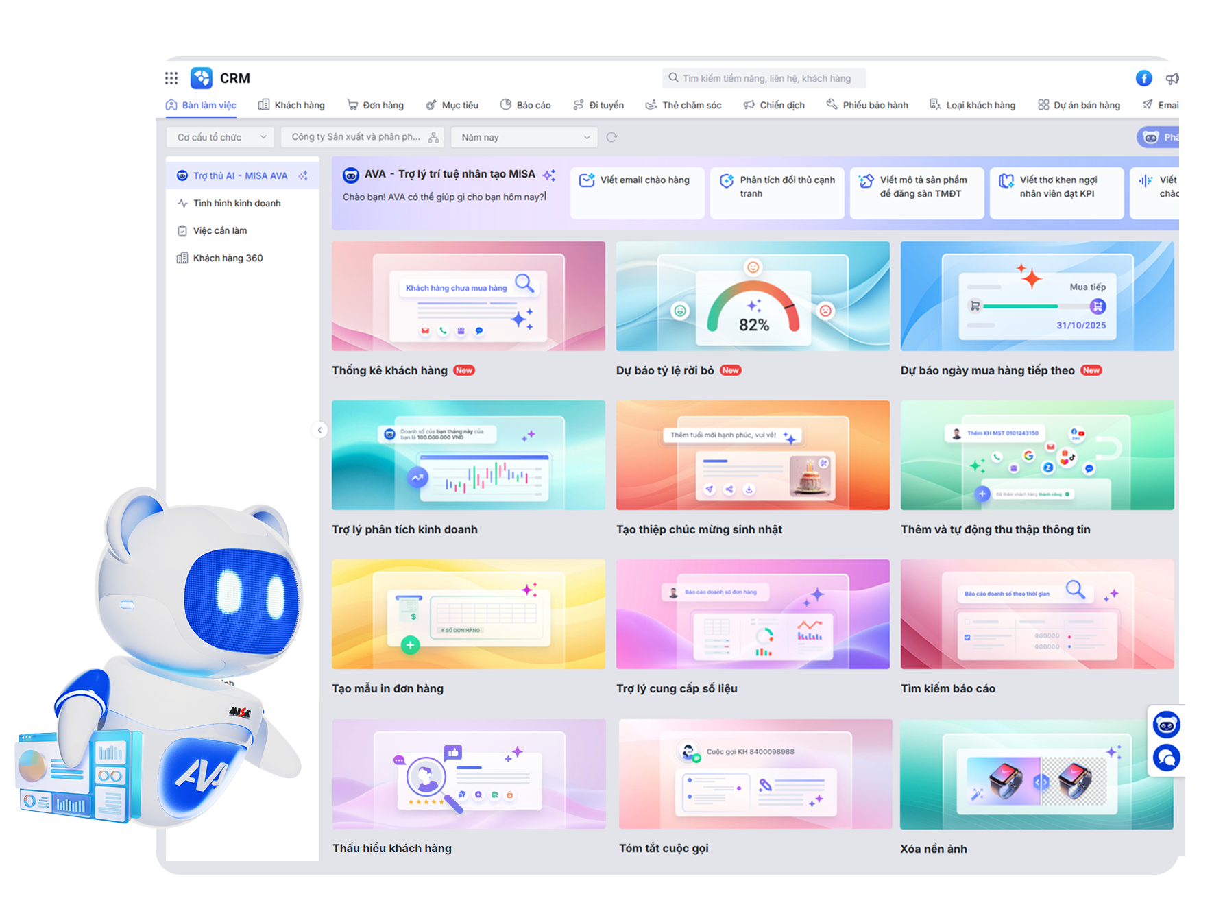 ai trên amis crm