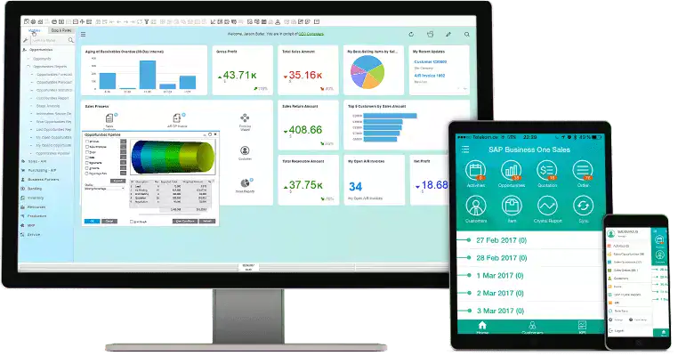 SAP Business One là giải pháp ERP của tập đoàn SAP SE