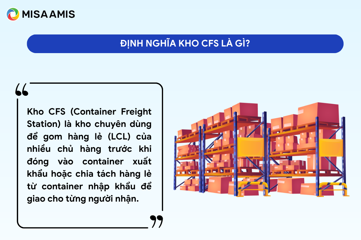 Định nghĩa kho CFS