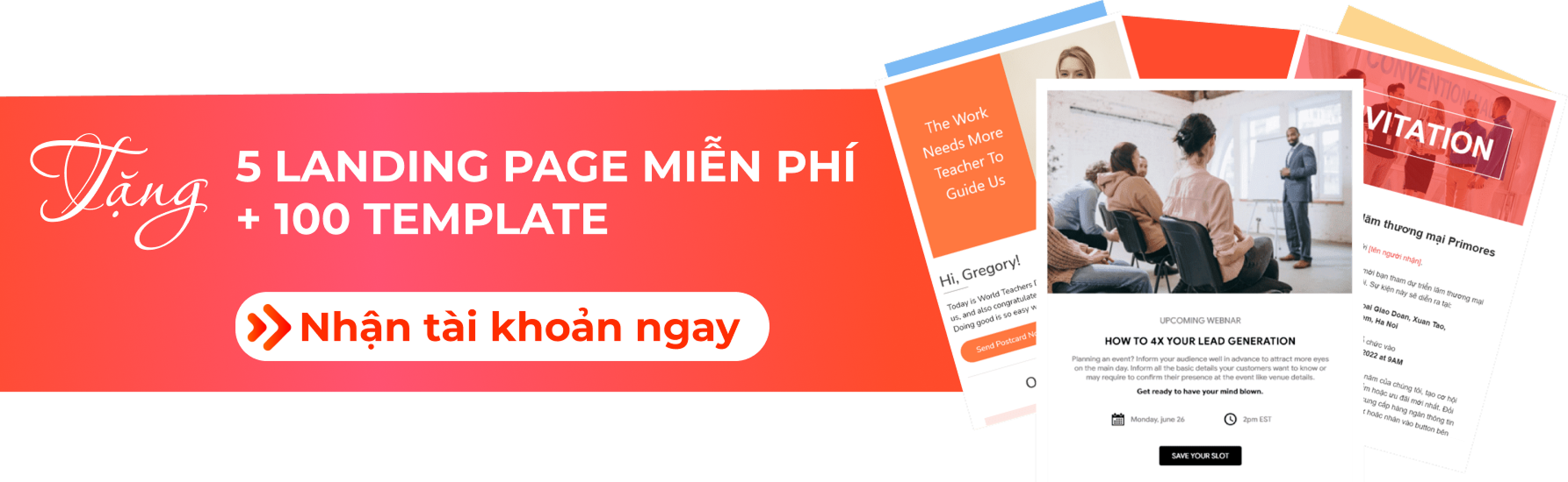100 template landing page miễn phí