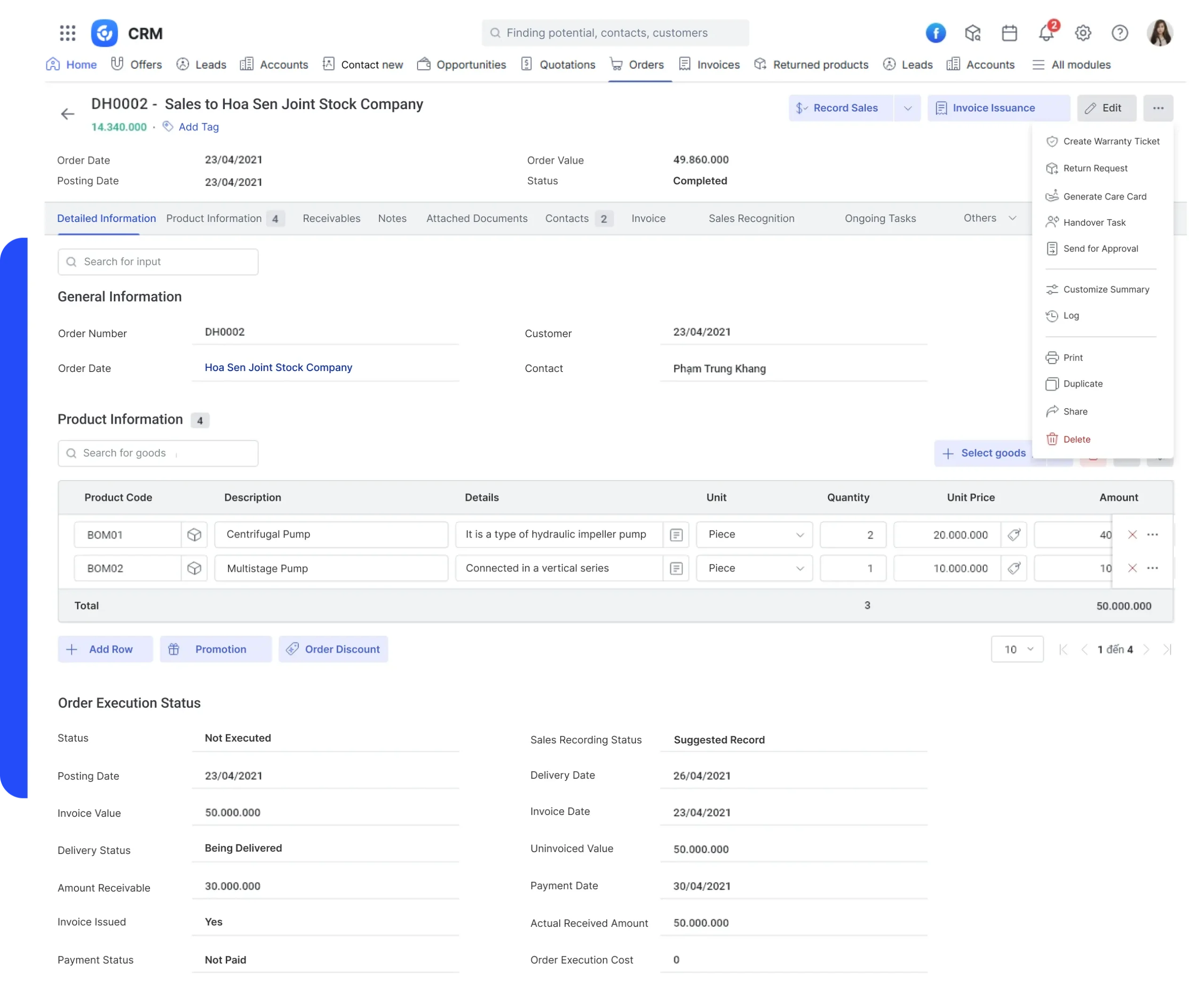 CRM Solution