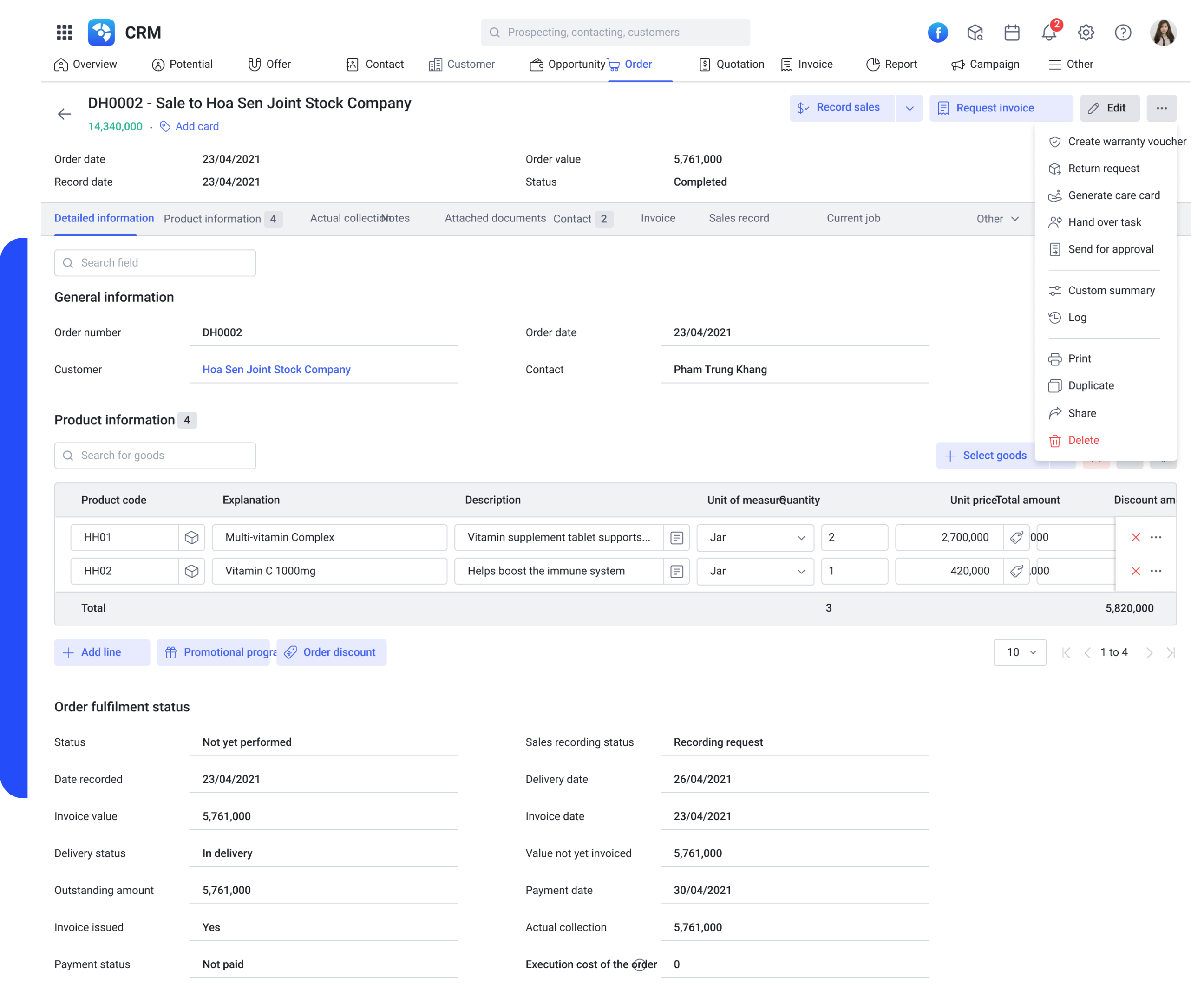 CRM Solution