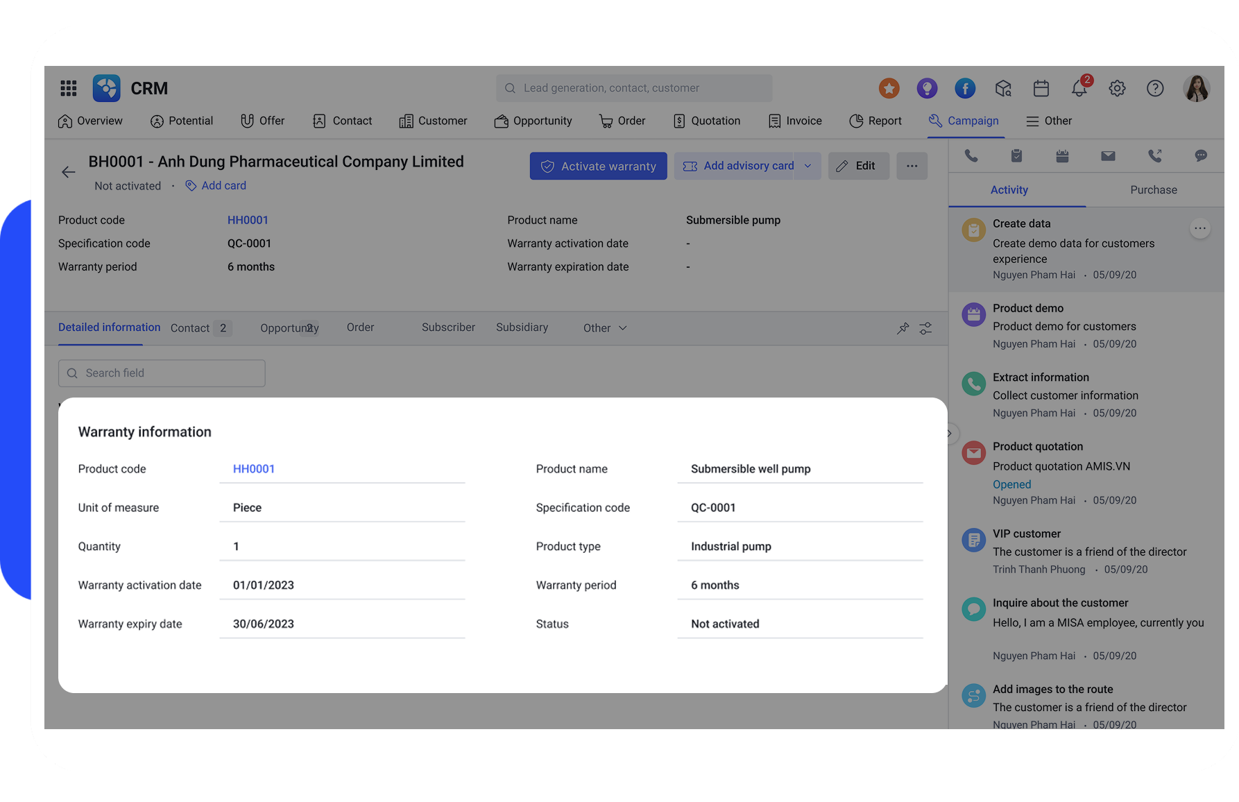CRM Solution