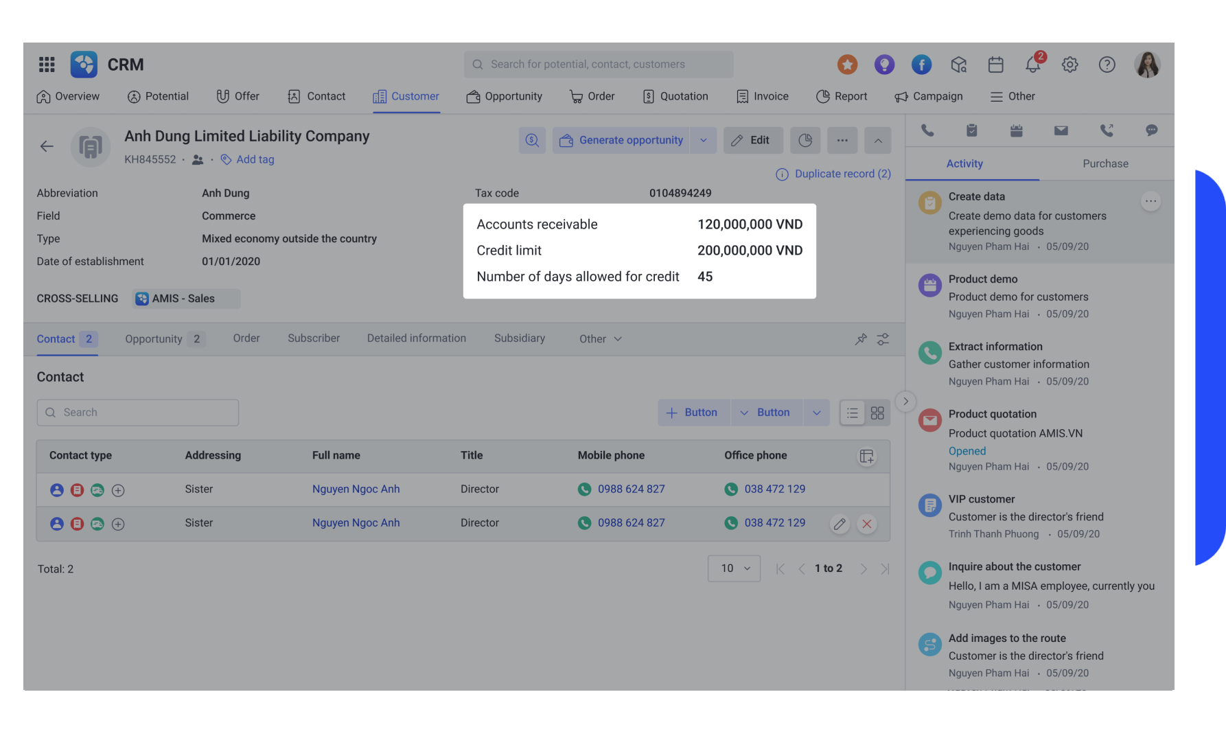CRM Solution