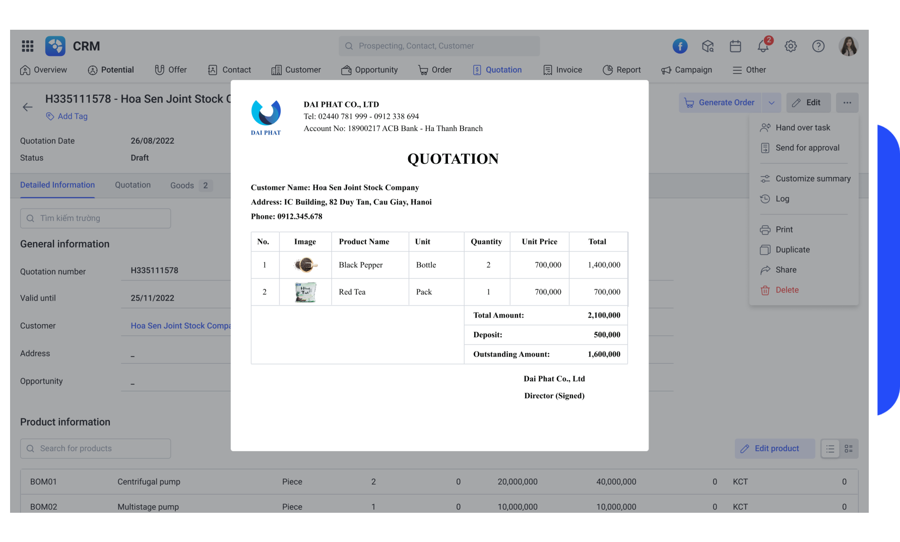 CRM Solution