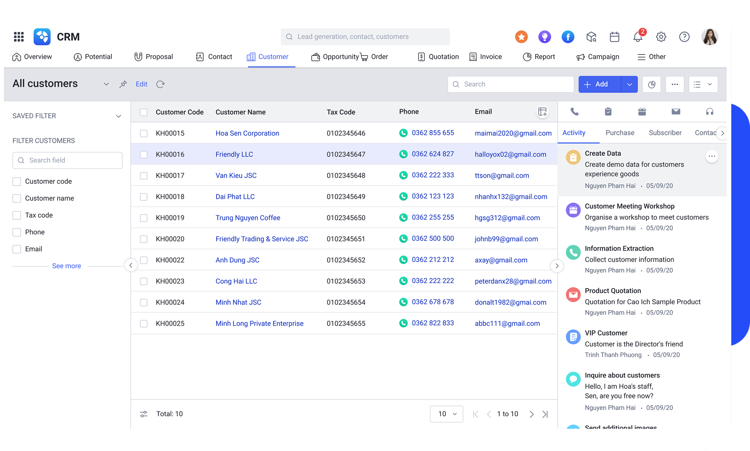CRM Solution