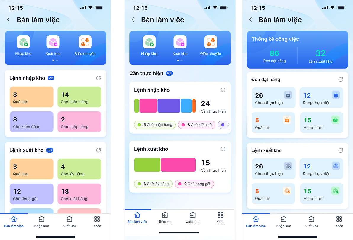 app quản lý kho